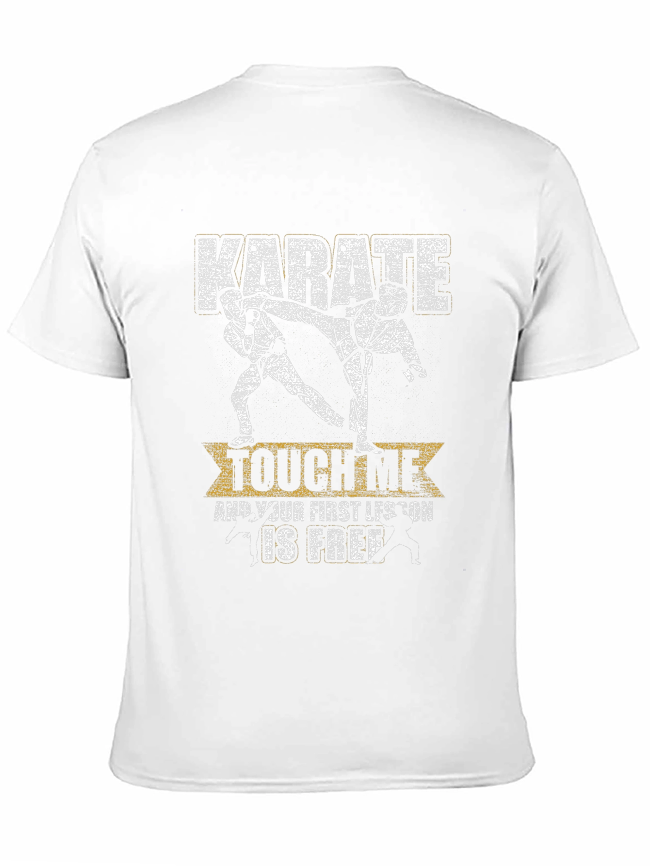 Karate Touch Me Funny Graphic T-Shirt