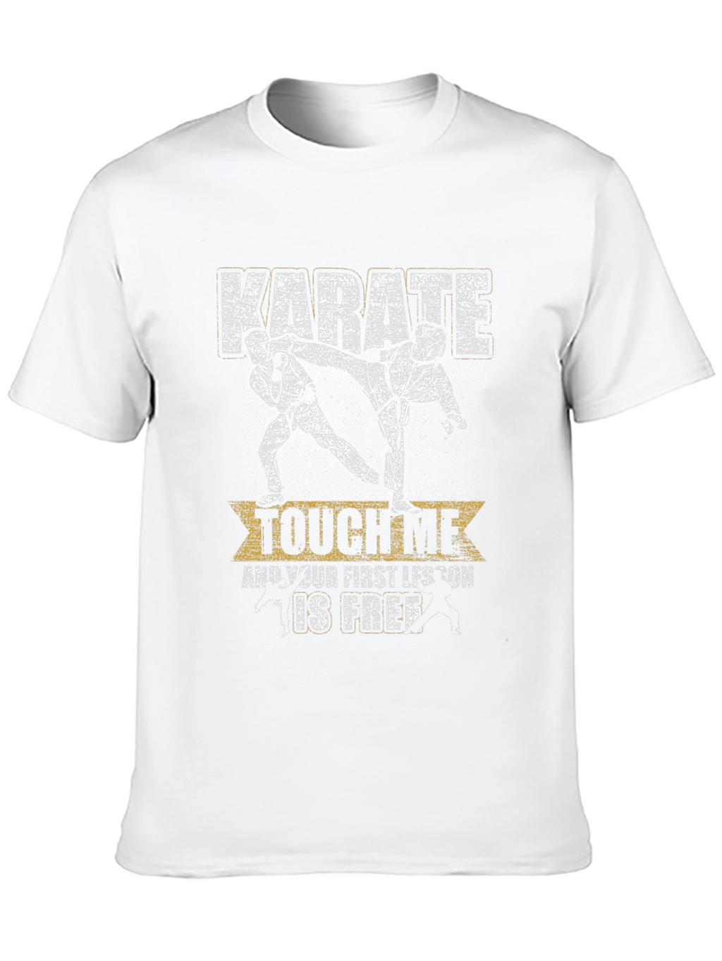Karate Touch Me Funny Graphic T-Shirt