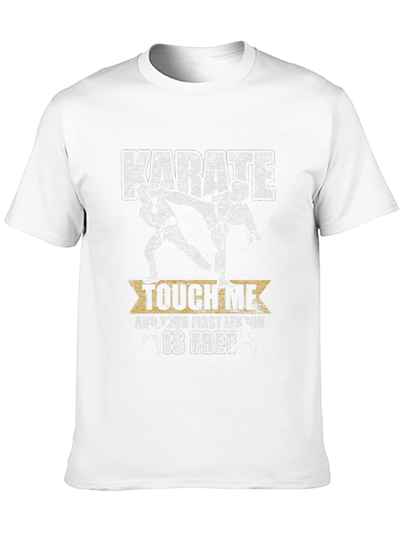 Karate Touch Me Funny Graphic T-Shirt