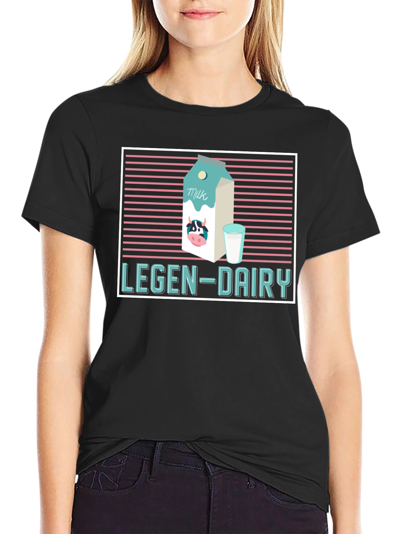 Legen-Dairy Graphic Tee - Milk Lovers T-Shirt