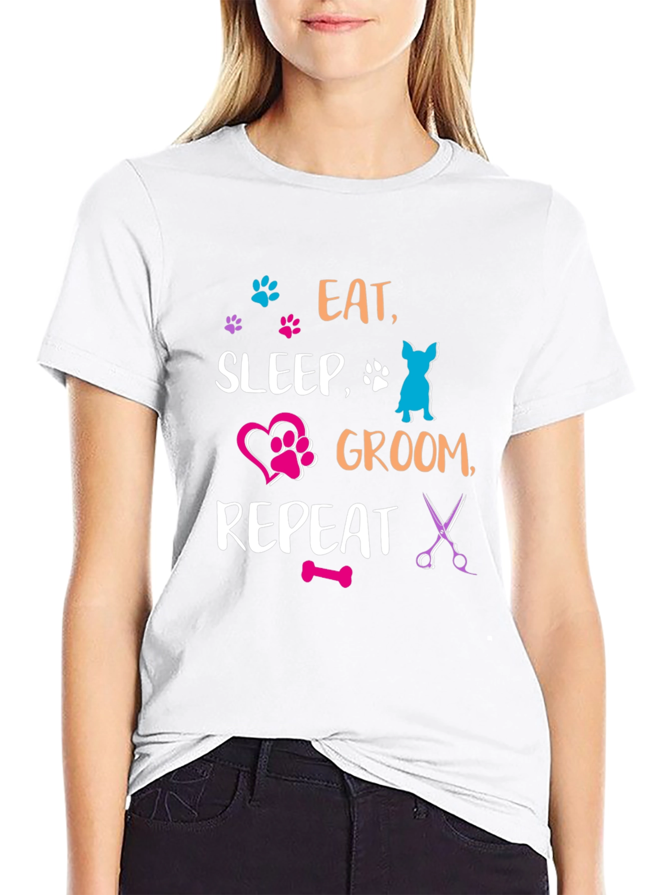 Eat Sleep Groom Repeat T-Shirt