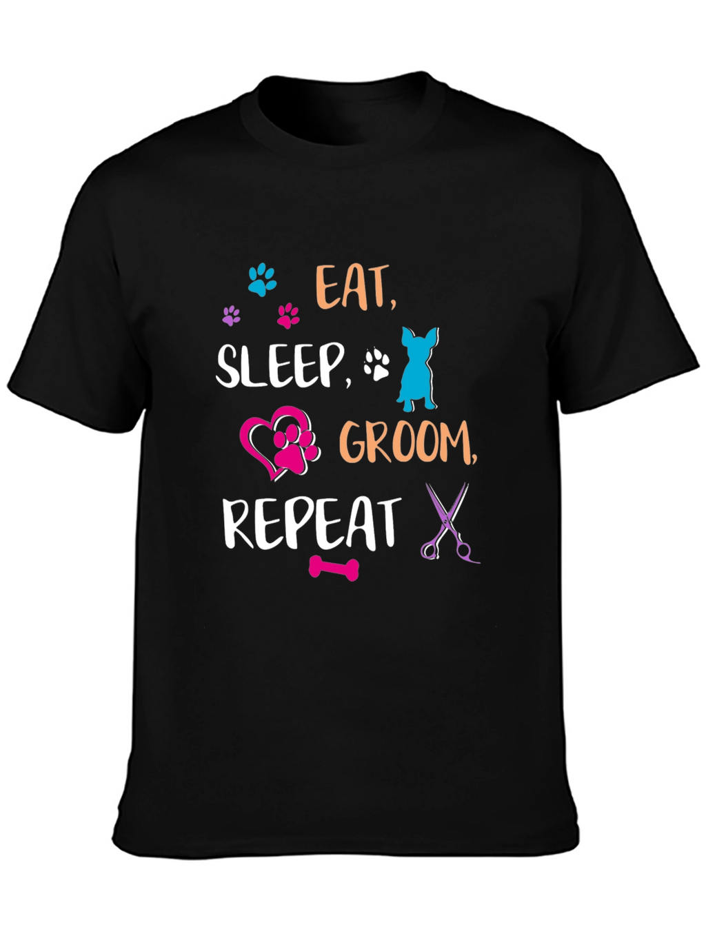 Eat Sleep Groom Repeat T-Shirt