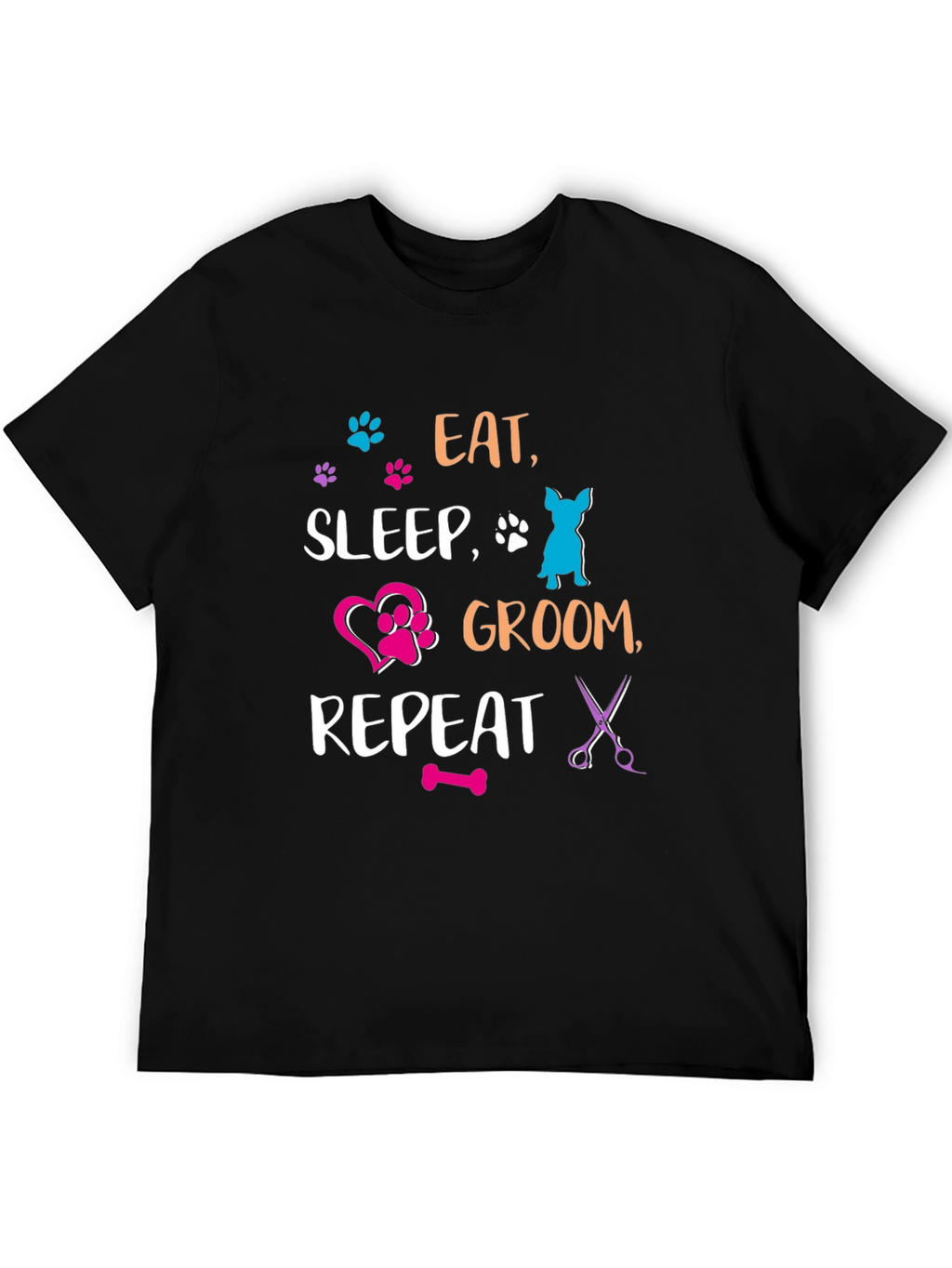 Eat Sleep Groom Repeat T-Shirt