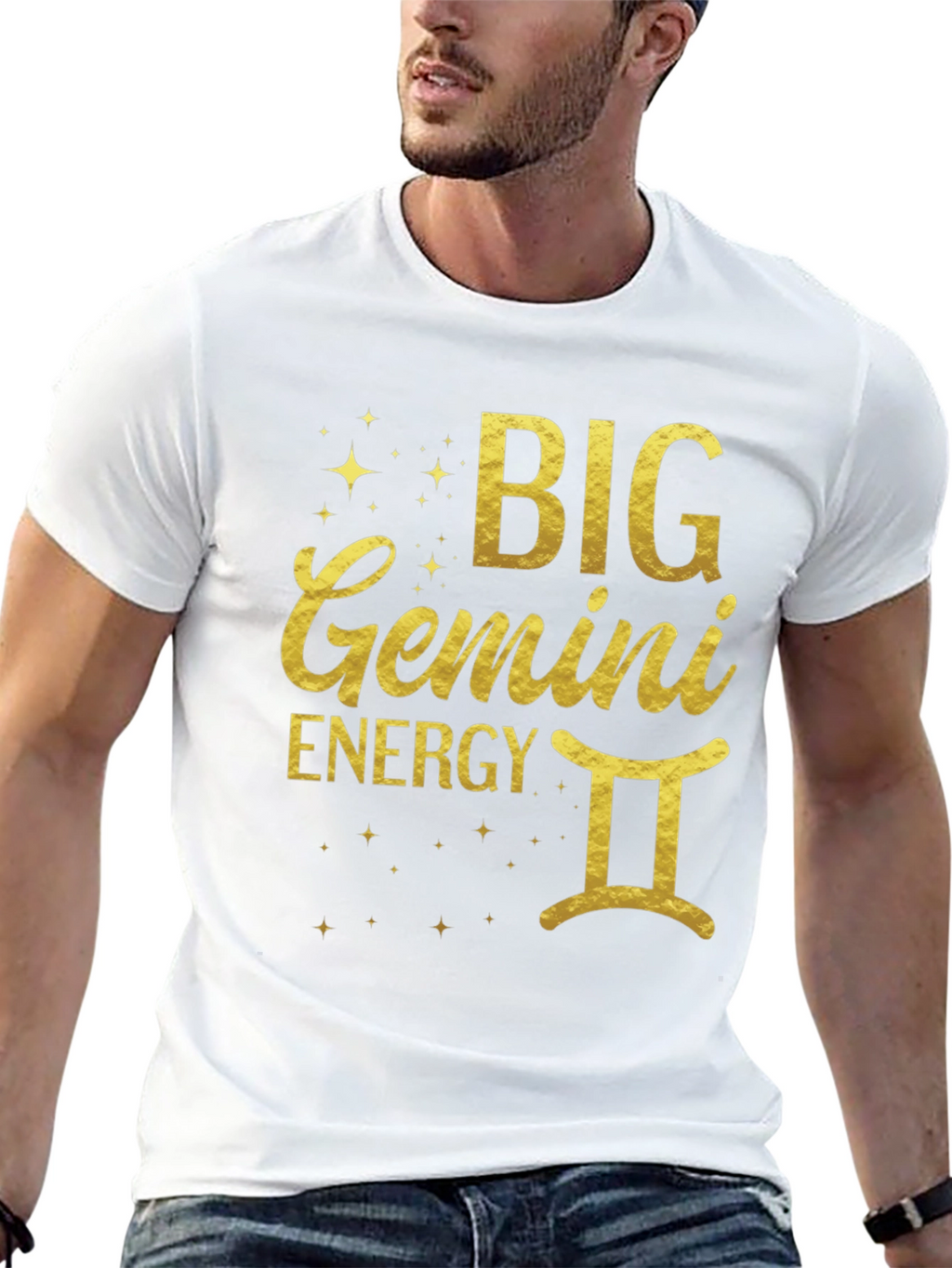 Big Gemini Energy Graphic Tee - Zodiac T-Shirt