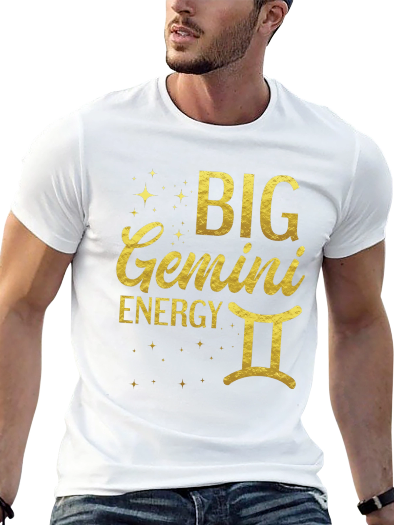 Big Gemini Energy Graphic Tee - Zodiac T-Shirt