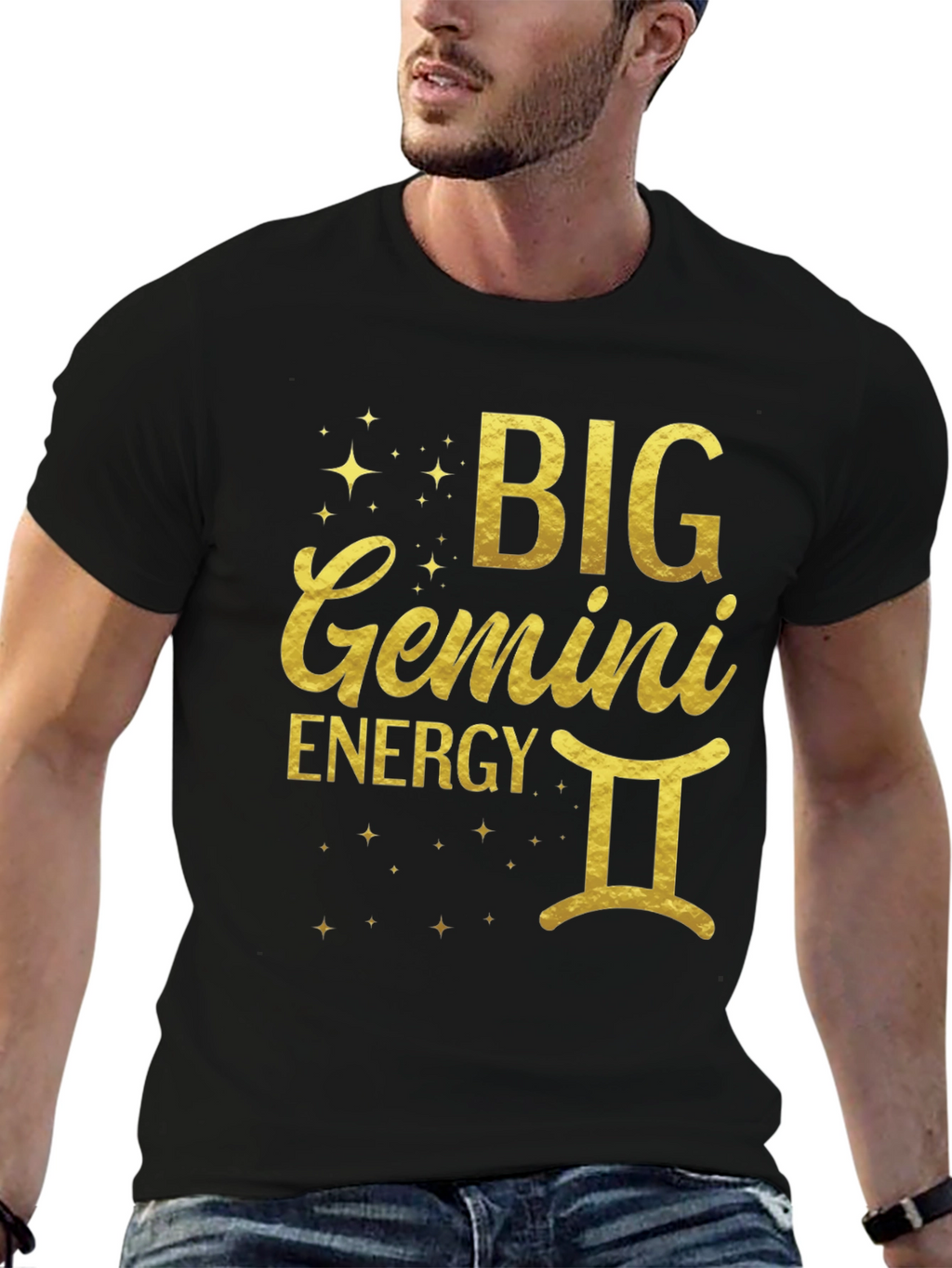 Big Gemini Energy Graphic Tee - Zodiac T-Shirt