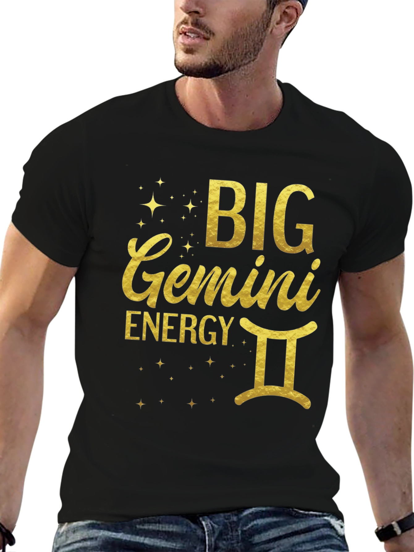 Big Gemini Energy Graphic Tee - Zodiac T-Shirt