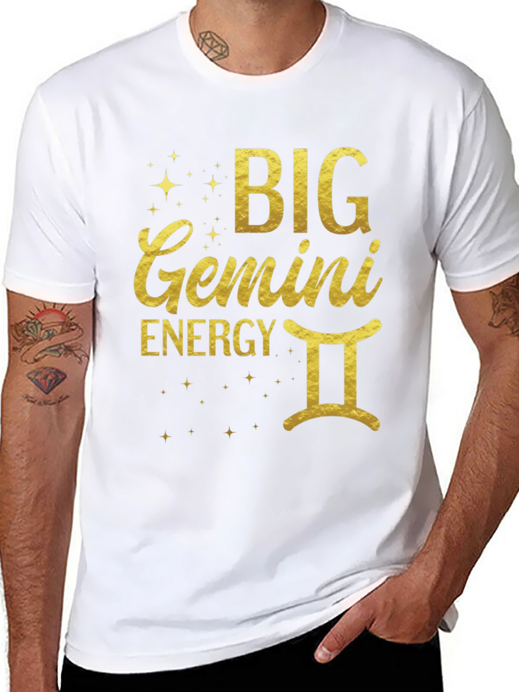 Big Gemini Energy Graphic Tee - Zodiac T-Shirt