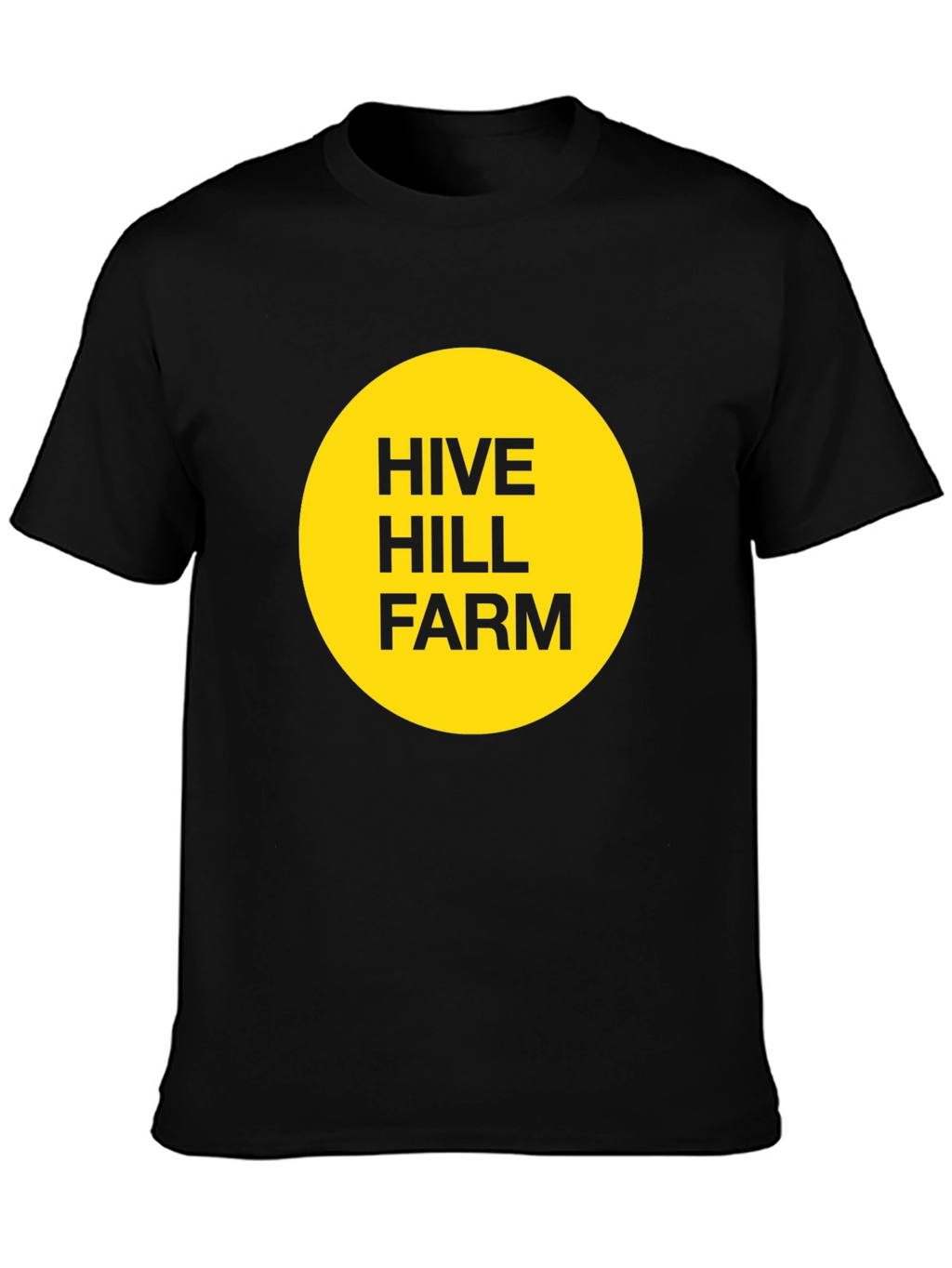 Hive Hill Farm T-Shirt - Black Crew Neck Tee