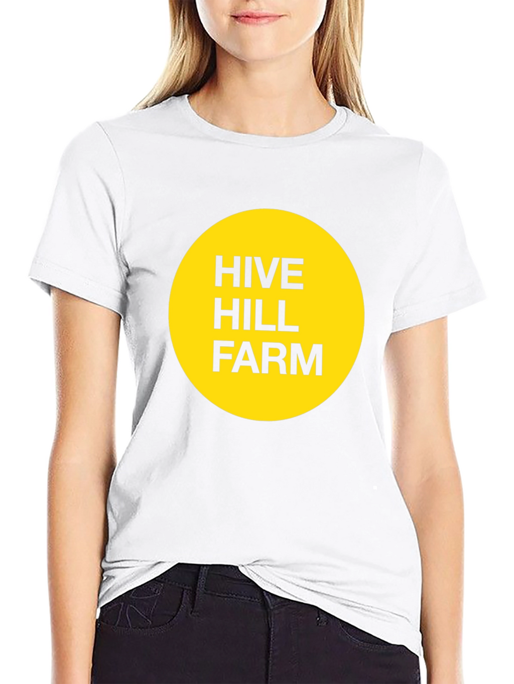 Hive Hill Farm T-Shirt - Black Crew Neck Tee