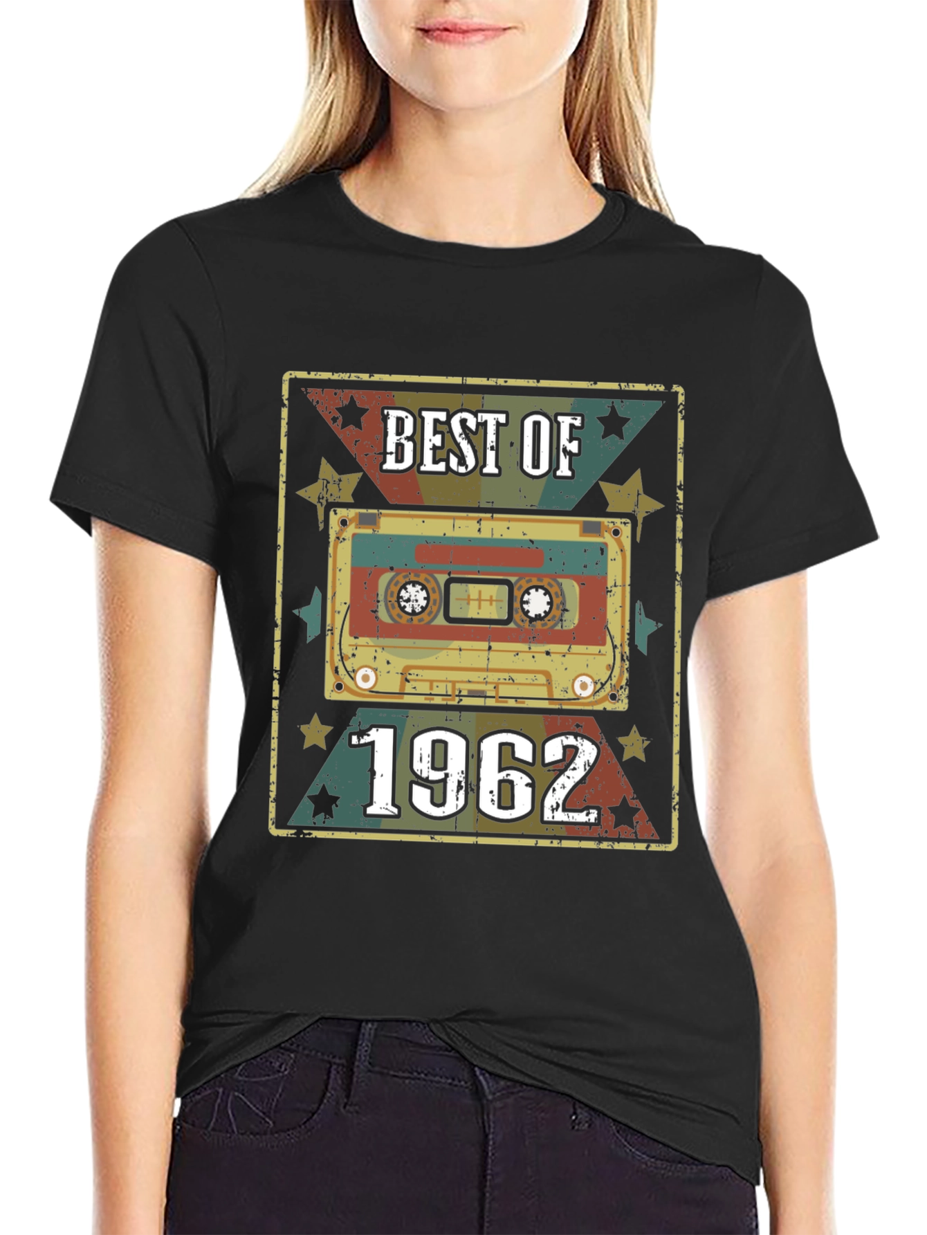 Best of 1962 Retro Cassette Graphic T-Shirt