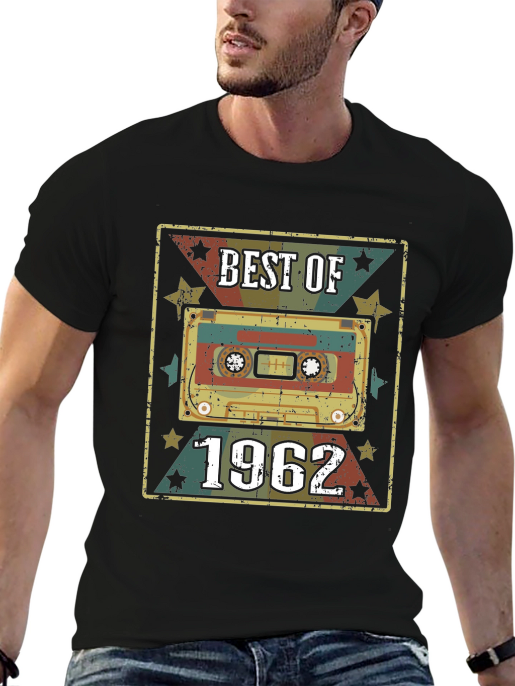 Best of 1962 Retro Cassette Graphic T-Shirt