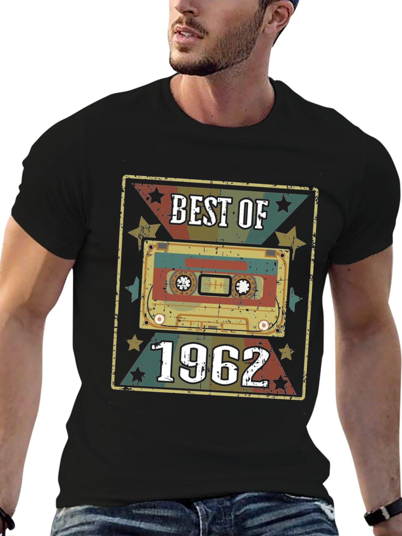 Best of 1962 Retro Cassette Graphic T-Shirt