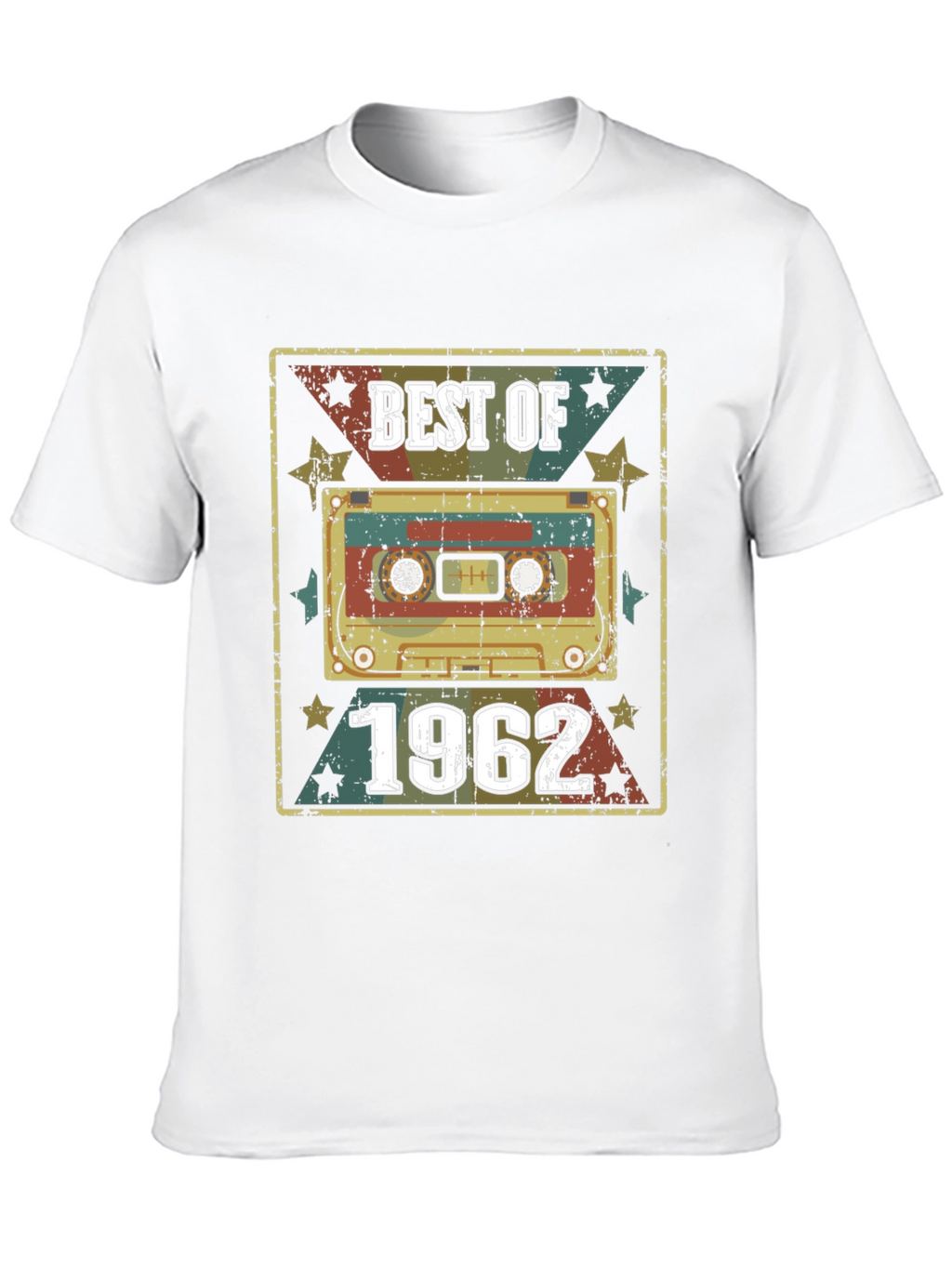Best of 1962 Retro Cassette Graphic T-Shirt
