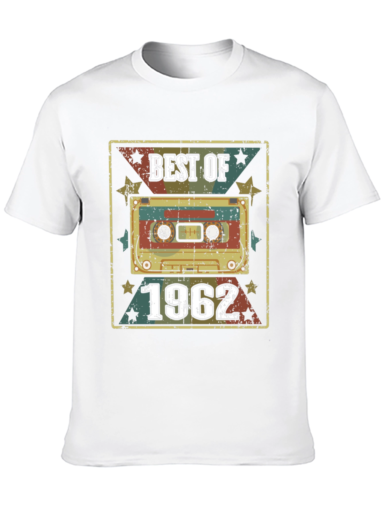 Best of 1962 Retro Cassette Graphic T-Shirt