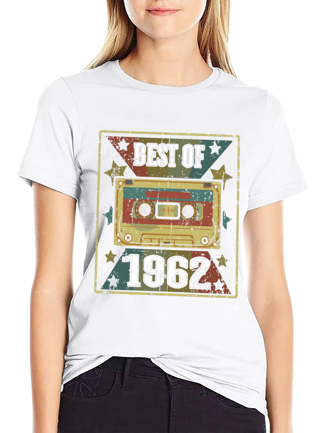 Best of 1962 Retro Cassette Graphic T-Shirt