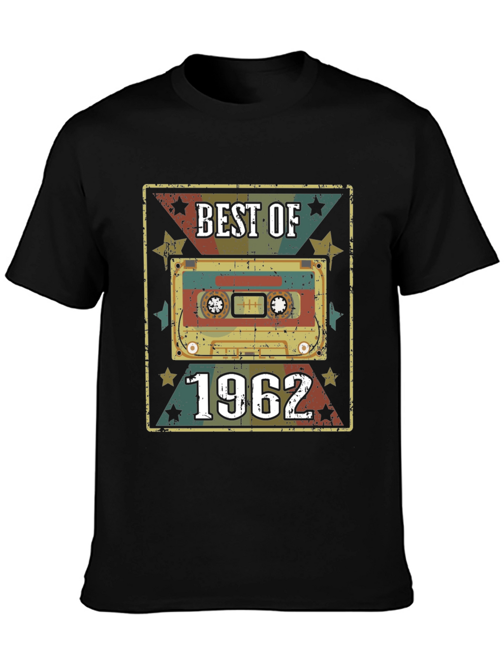 Best of 1962 Retro Cassette Graphic T-Shirt