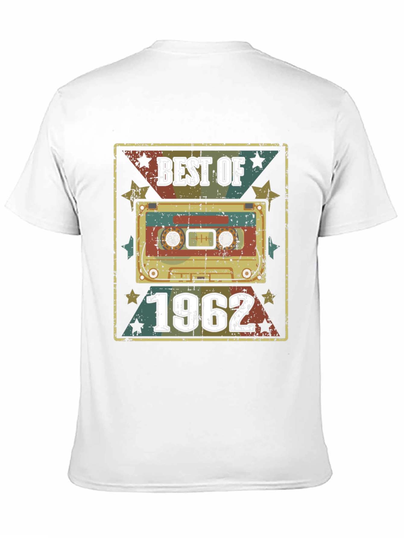 Best of 1962 Retro Cassette Graphic T-Shirt