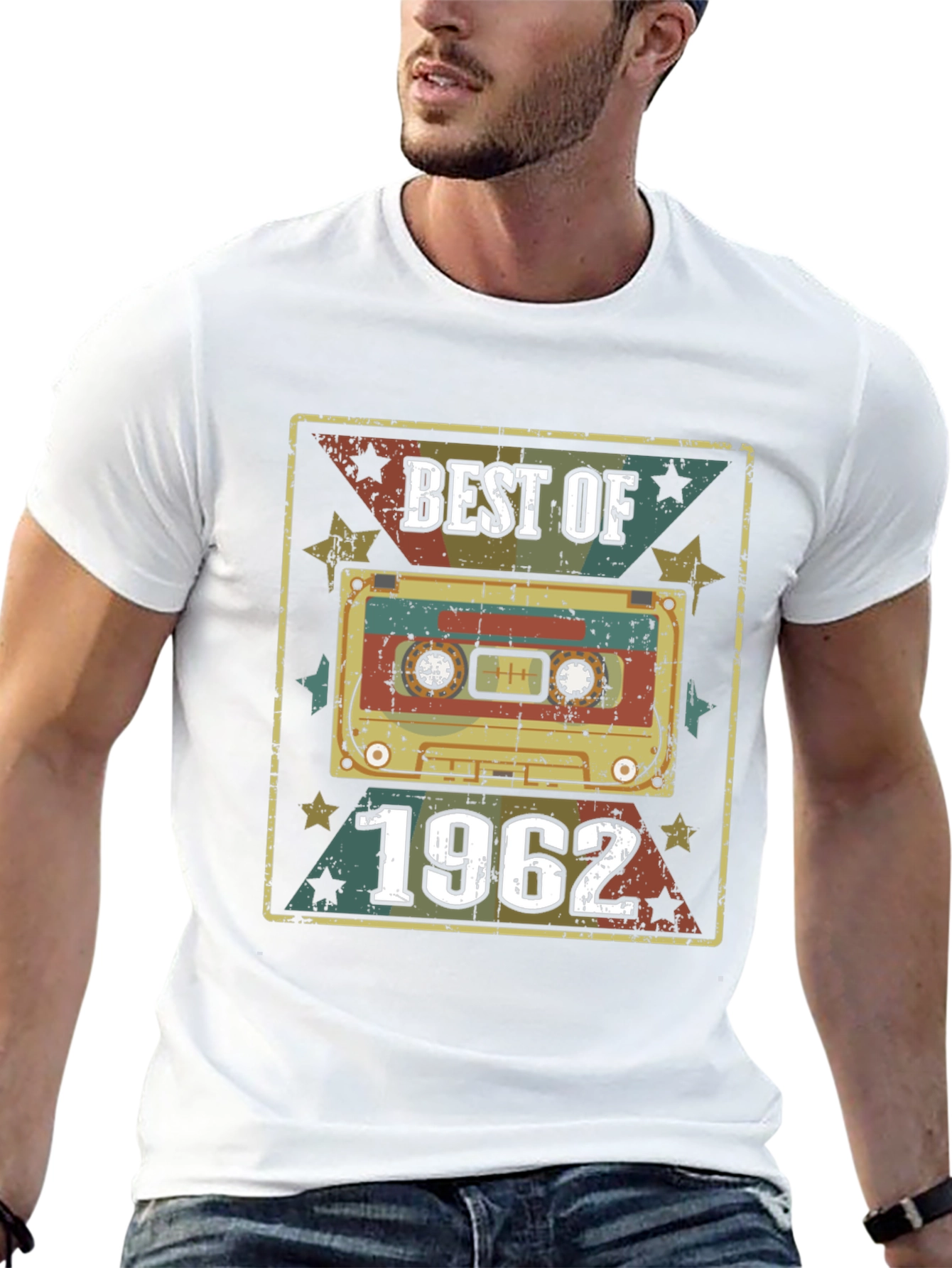 Best of 1962 Retro Cassette Graphic T-Shirt