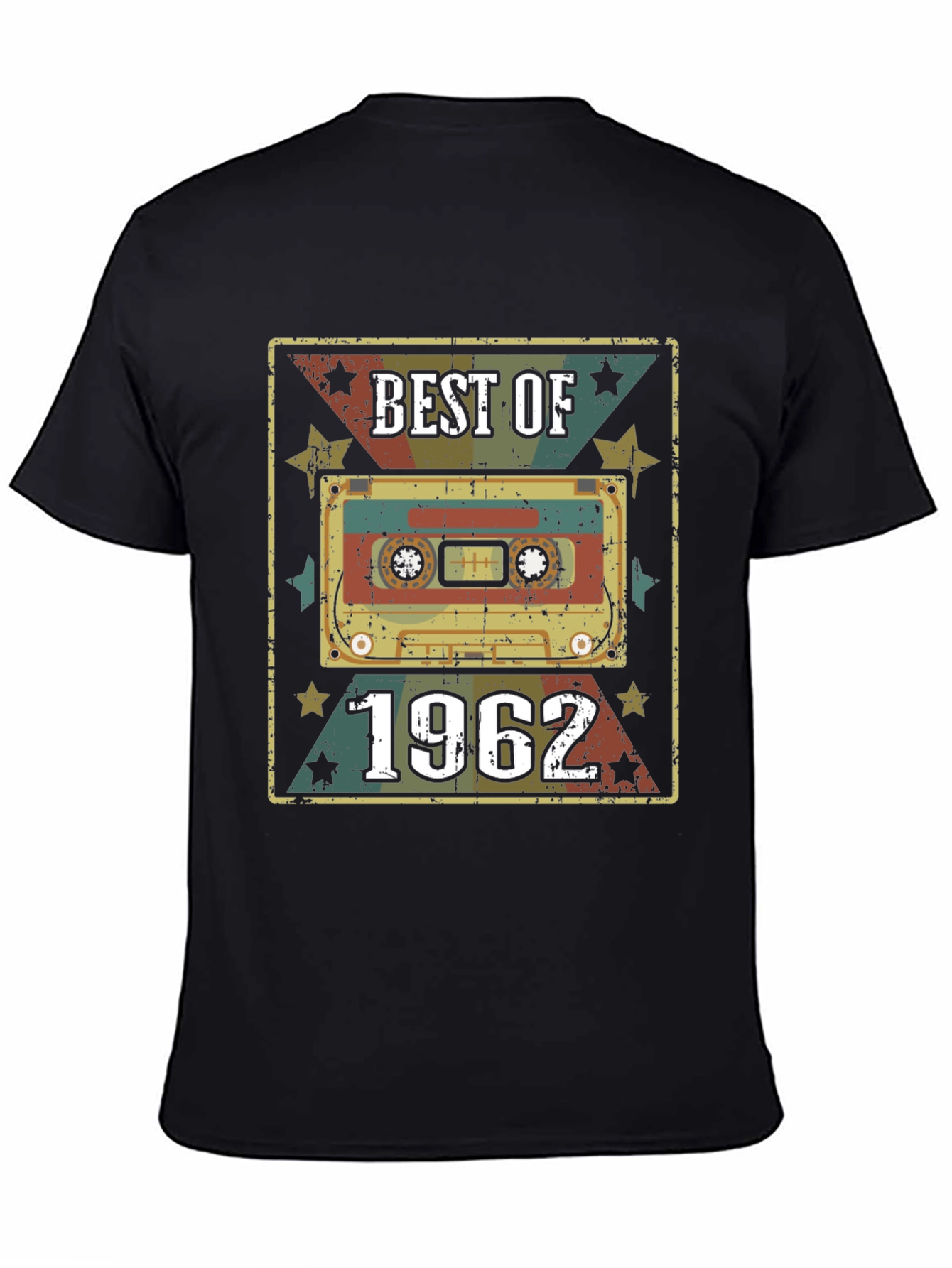 Best of 1962 Retro Cassette Graphic T-Shirt