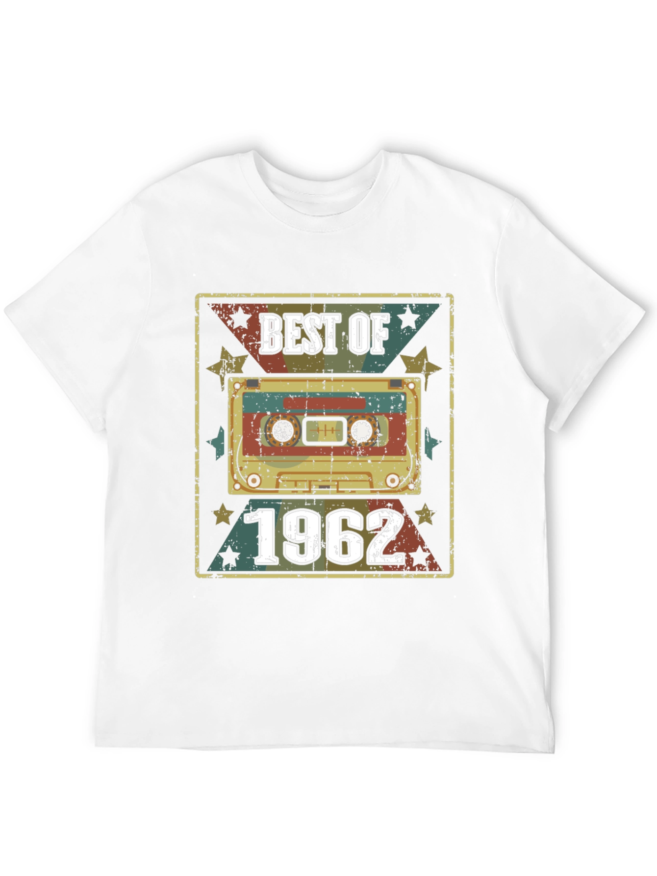 Best of 1962 Retro Cassette Graphic T-Shirt