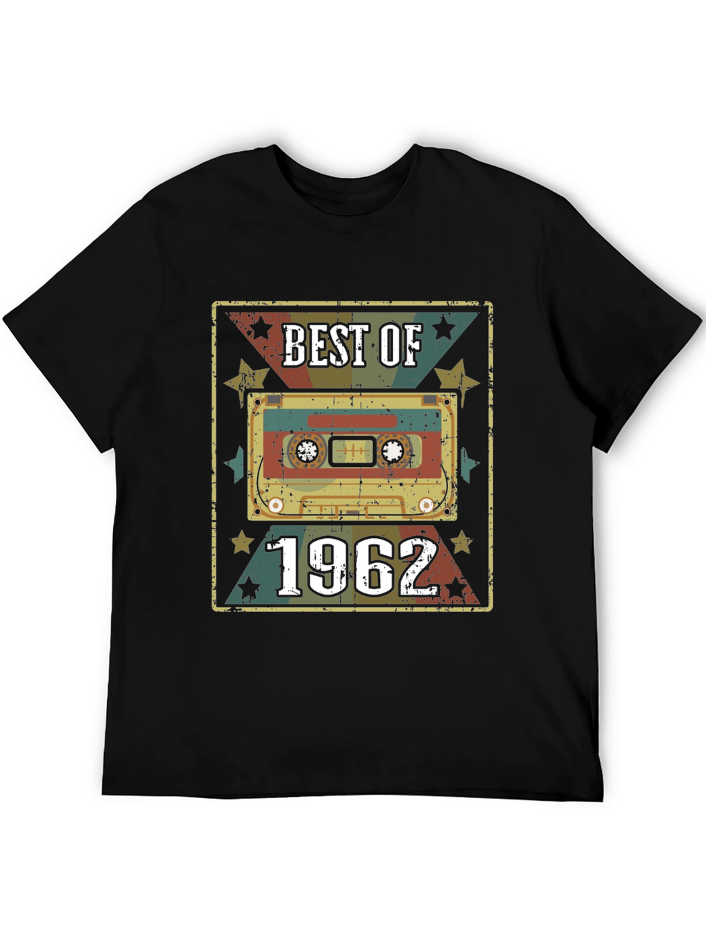 Best of 1962 Retro Cassette Graphic T-Shirt