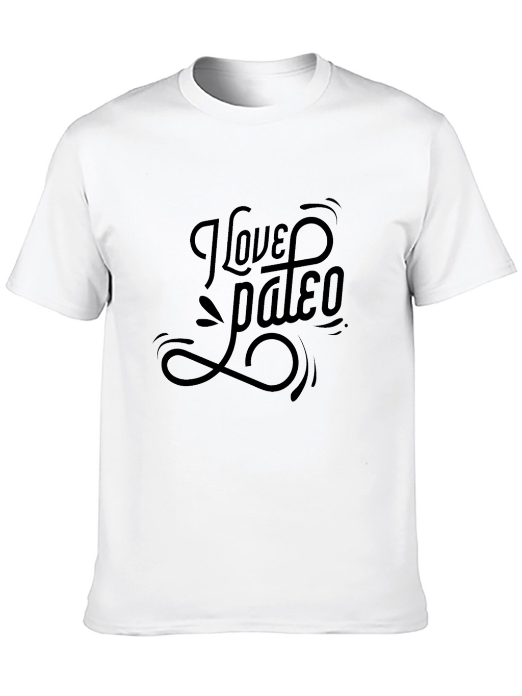 I Love Paleo Black Graphic Tee