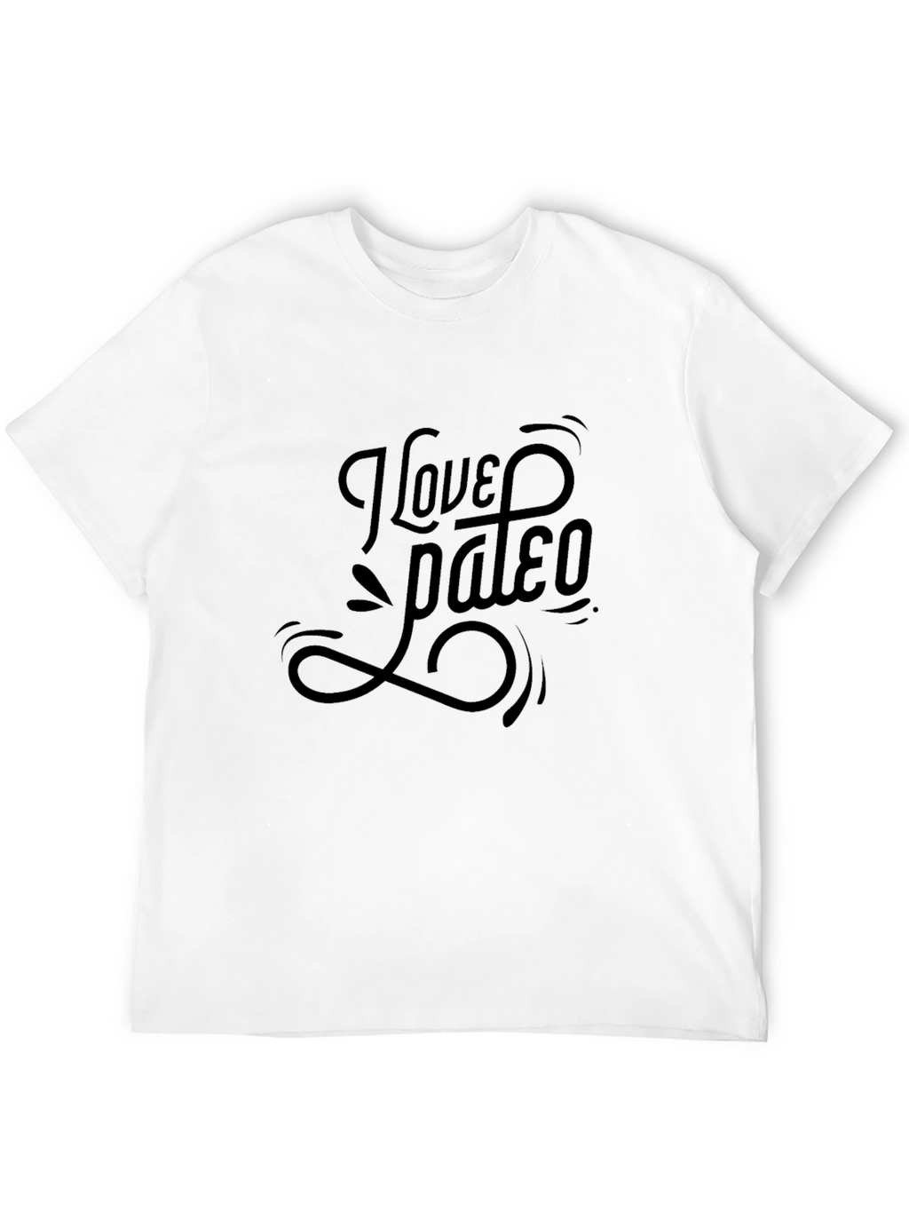 I Love Paleo Black Graphic Tee