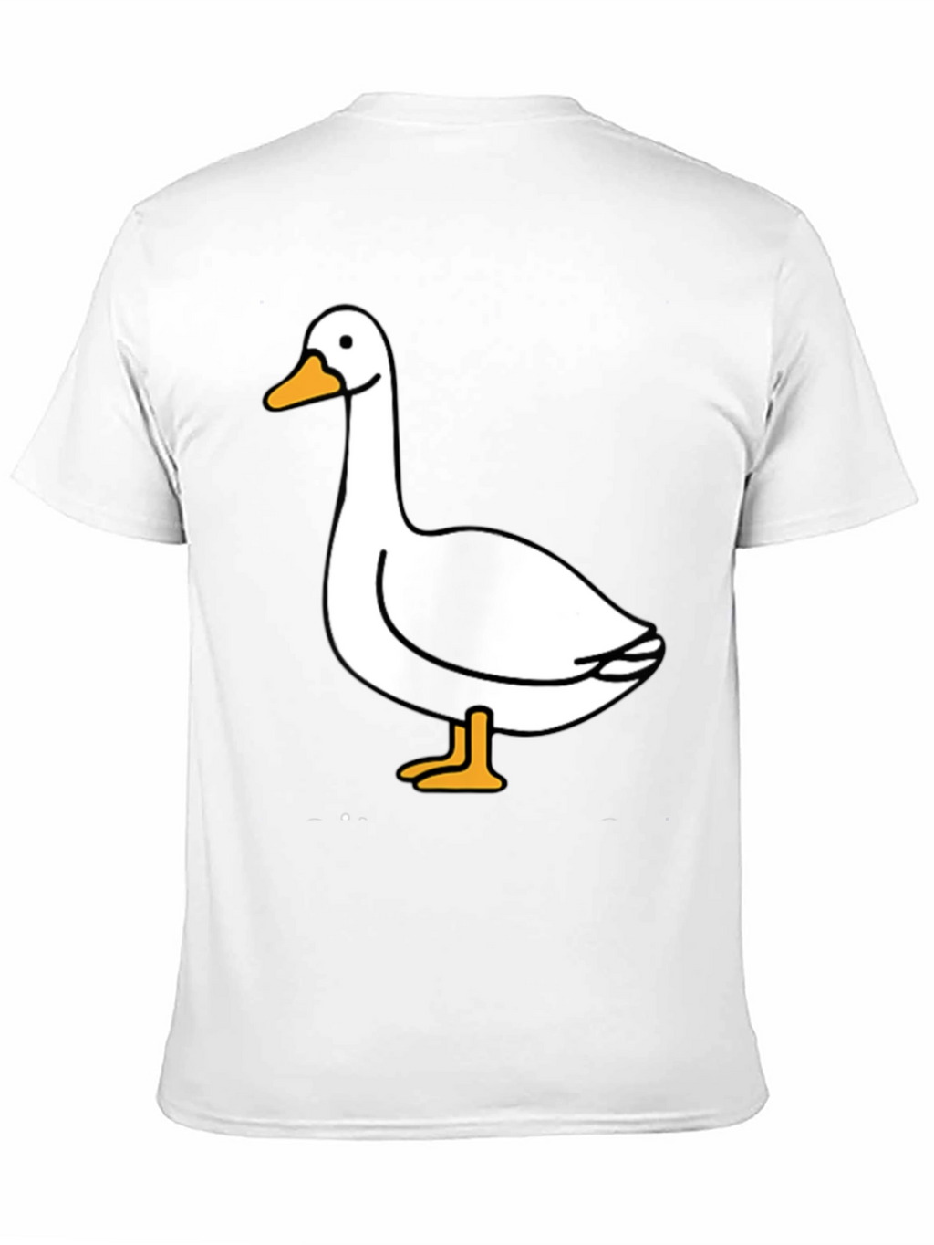 Goose Graphic Tee - Black Cotton T-Shirt
