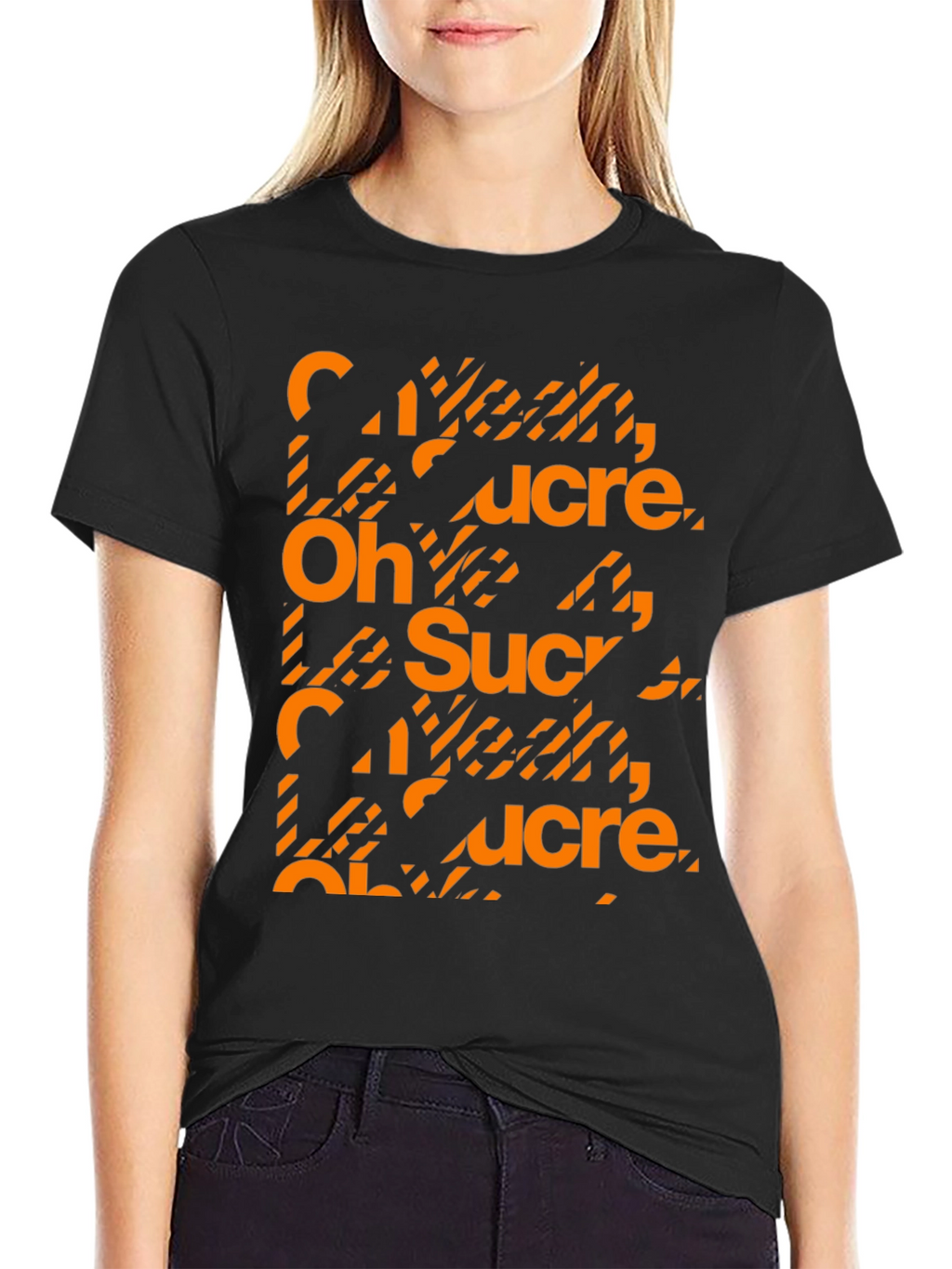 Cest le Sucre Black Graphic Tee