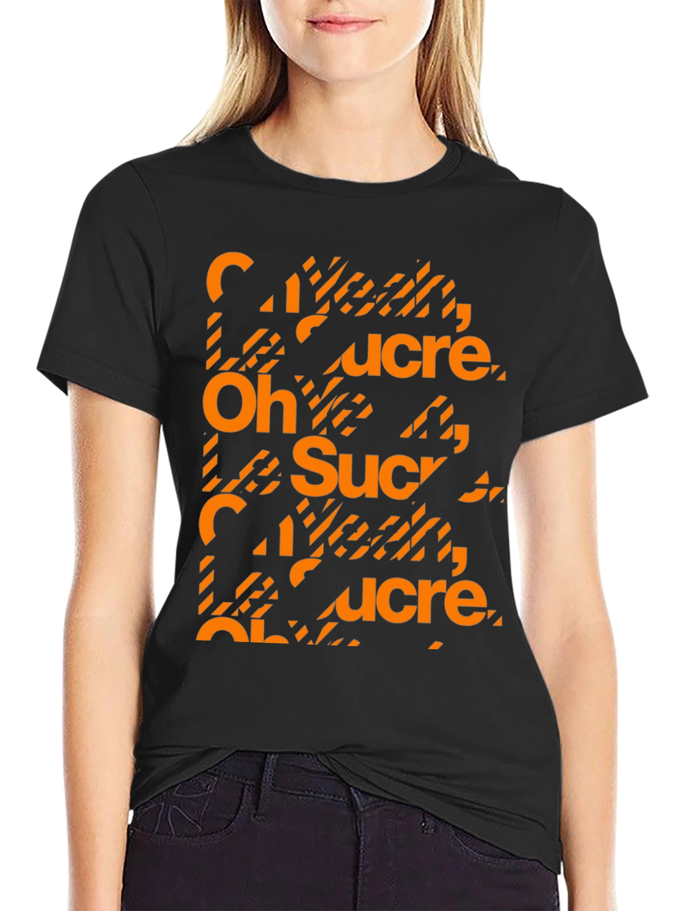 Cest le Sucre Black Graphic Tee