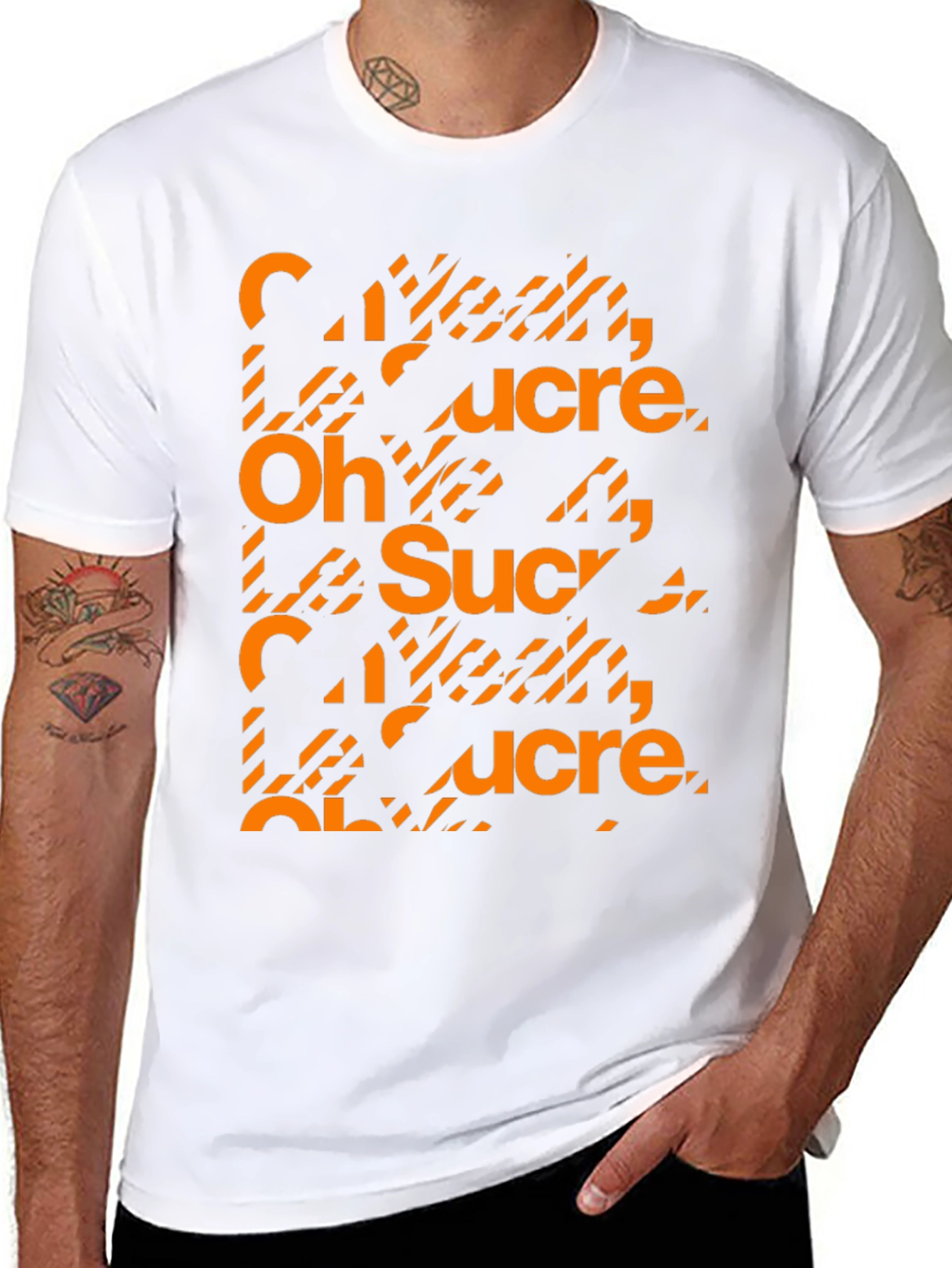 Cest le Sucre Black Graphic Tee