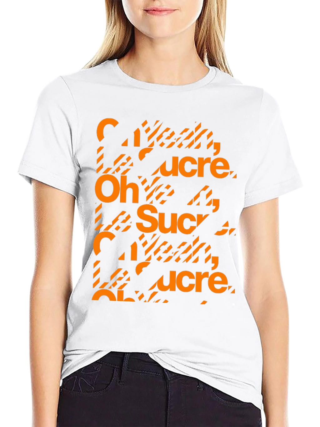 Cest le Sucre Black Graphic Tee