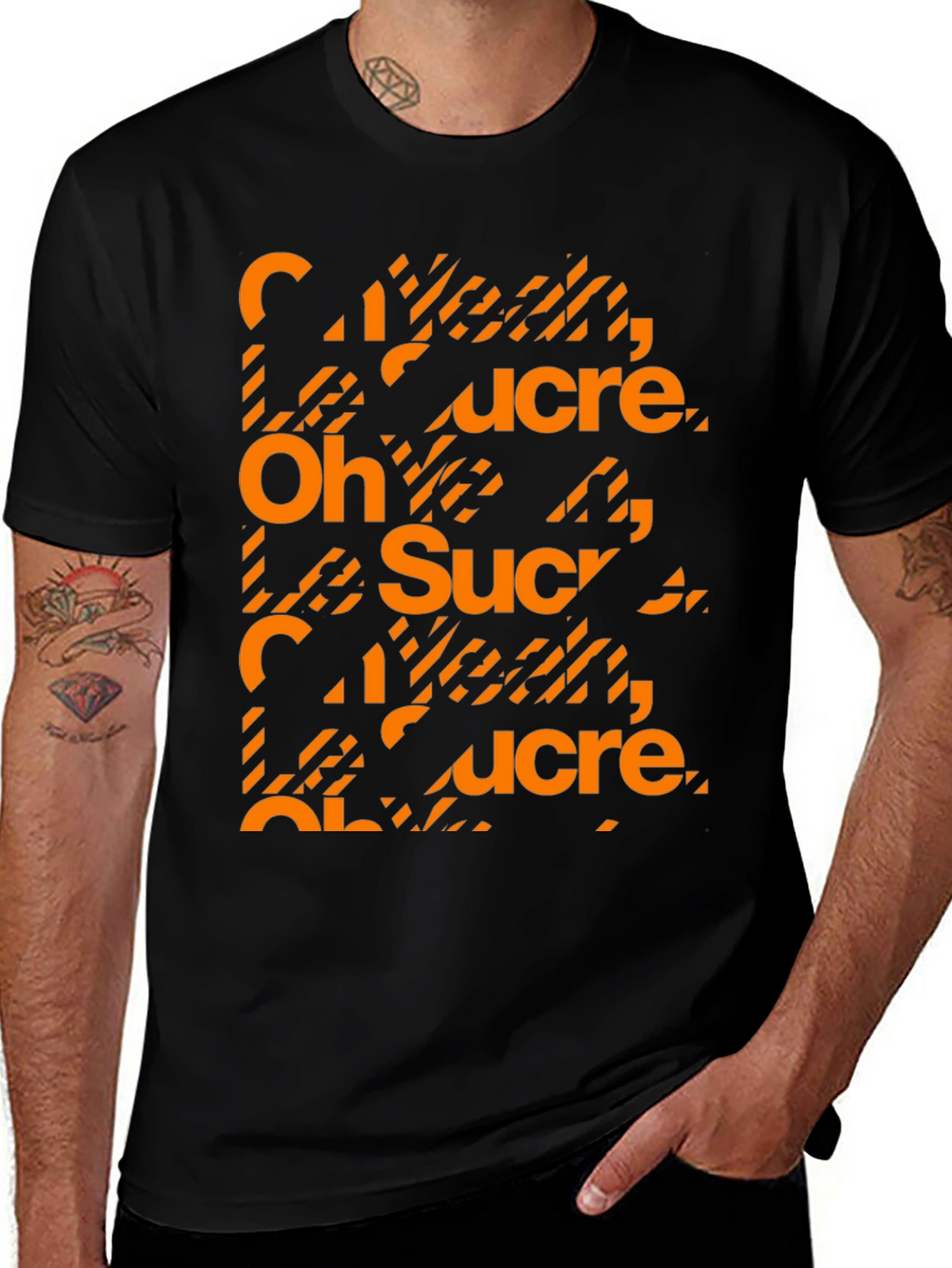 Cest le Sucre Black Graphic Tee