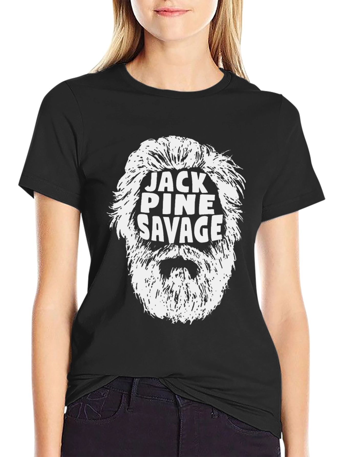 Jack Pine Savage Graphic T-Shirt - Black Tee