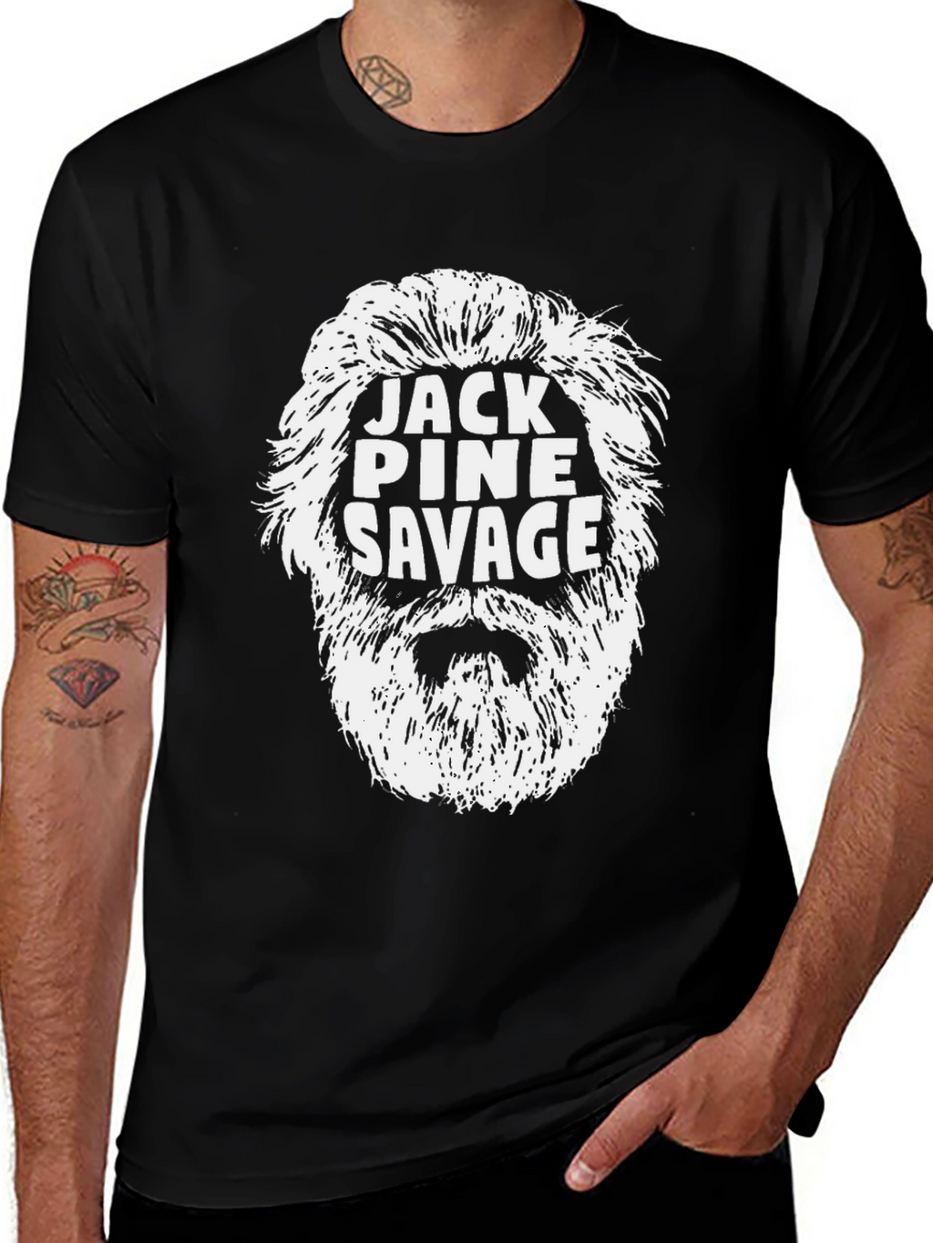 Jack Pine Savage Graphic T-Shirt - Black Tee
