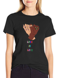 Love Is Love Tee: Unity & Equality T-Shirt