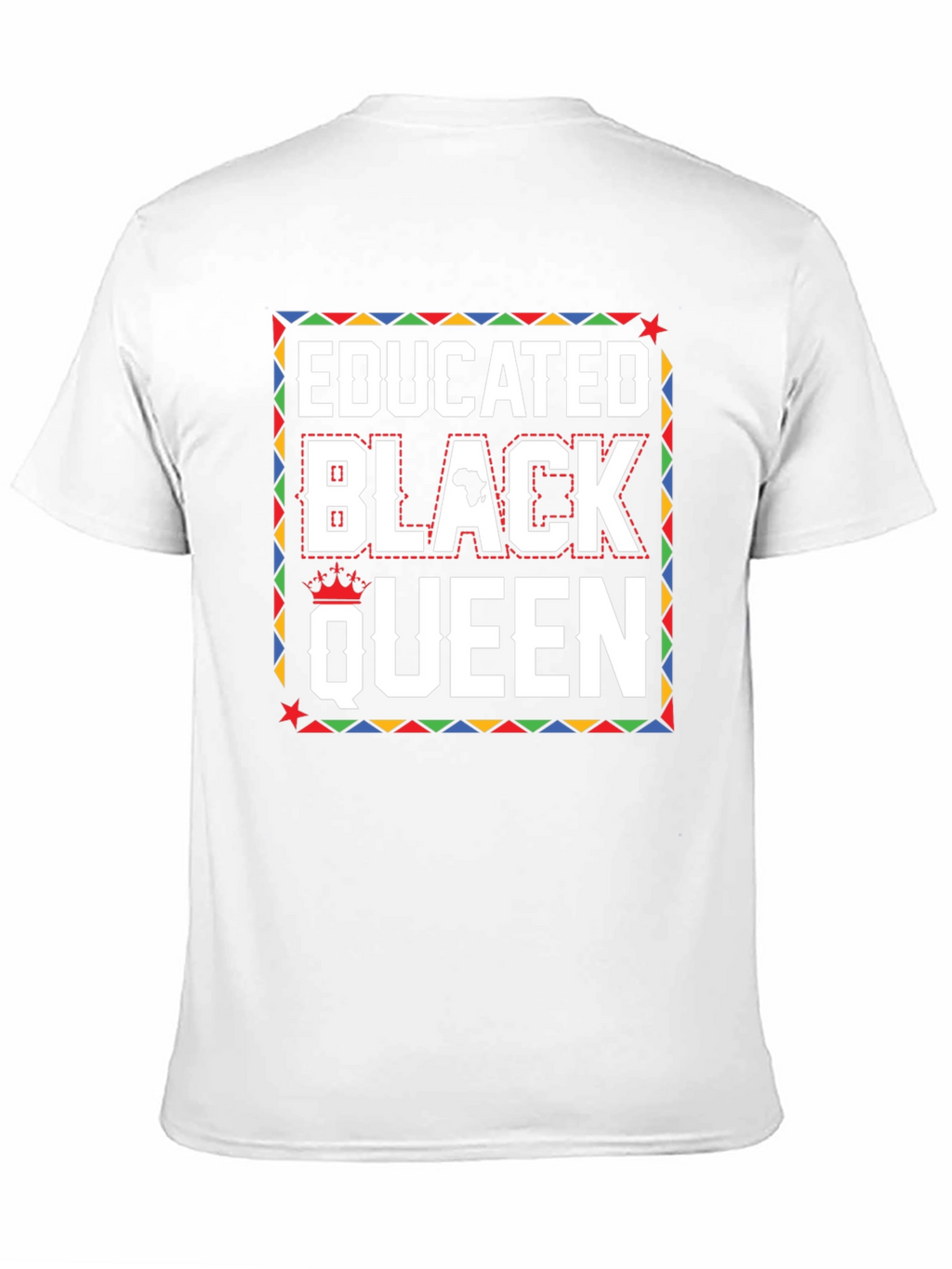 Educated Black Queen Graphic T-Shirt