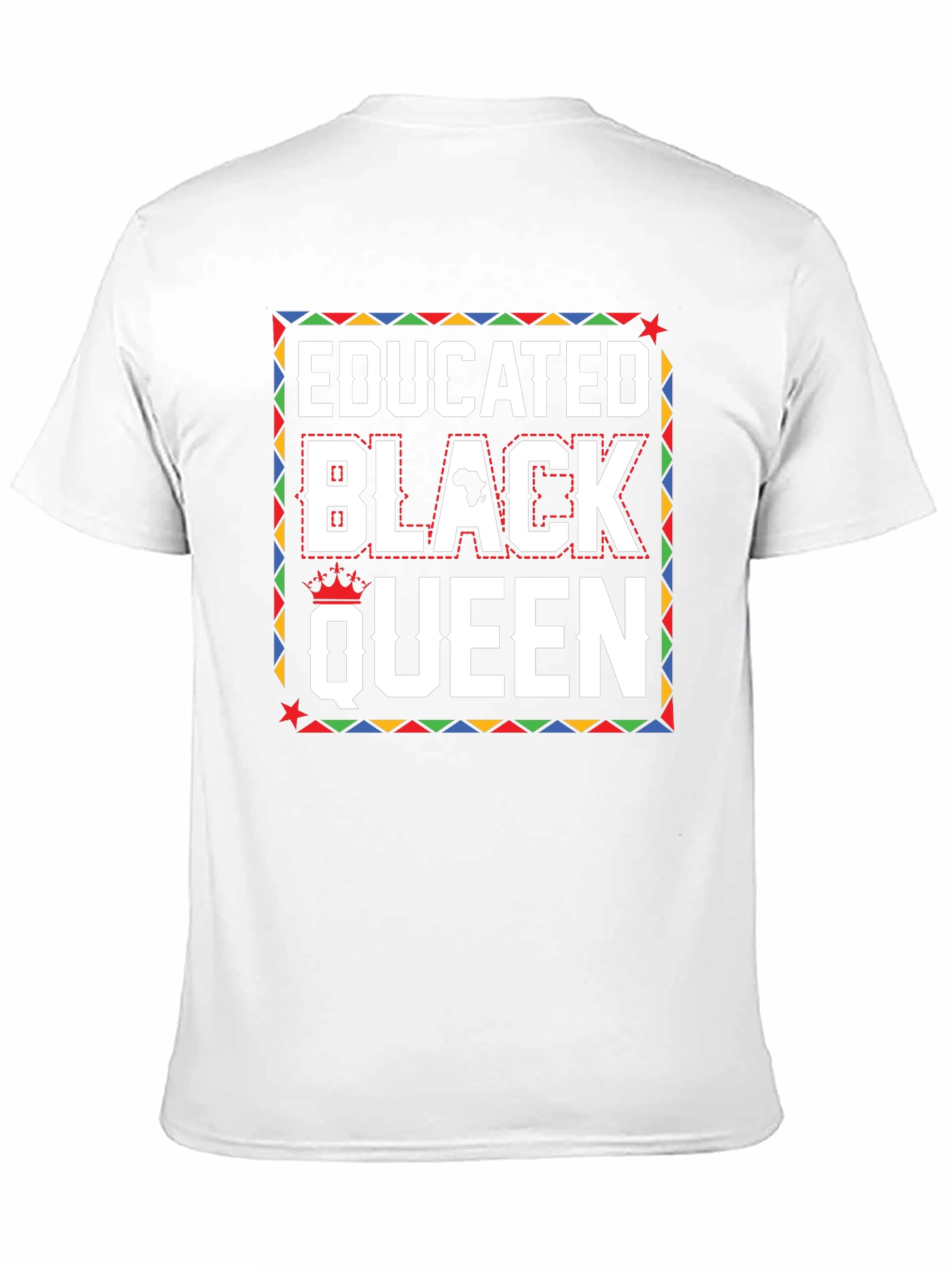 Educated Black Queen Graphic T-Shirt