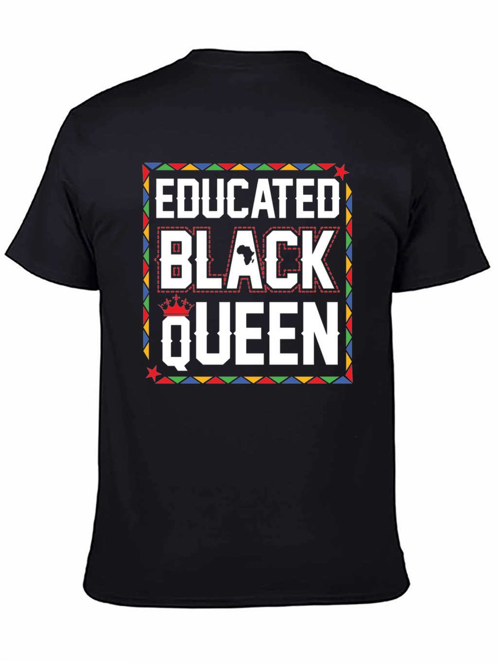 Educated Black Queen Graphic T-Shirt