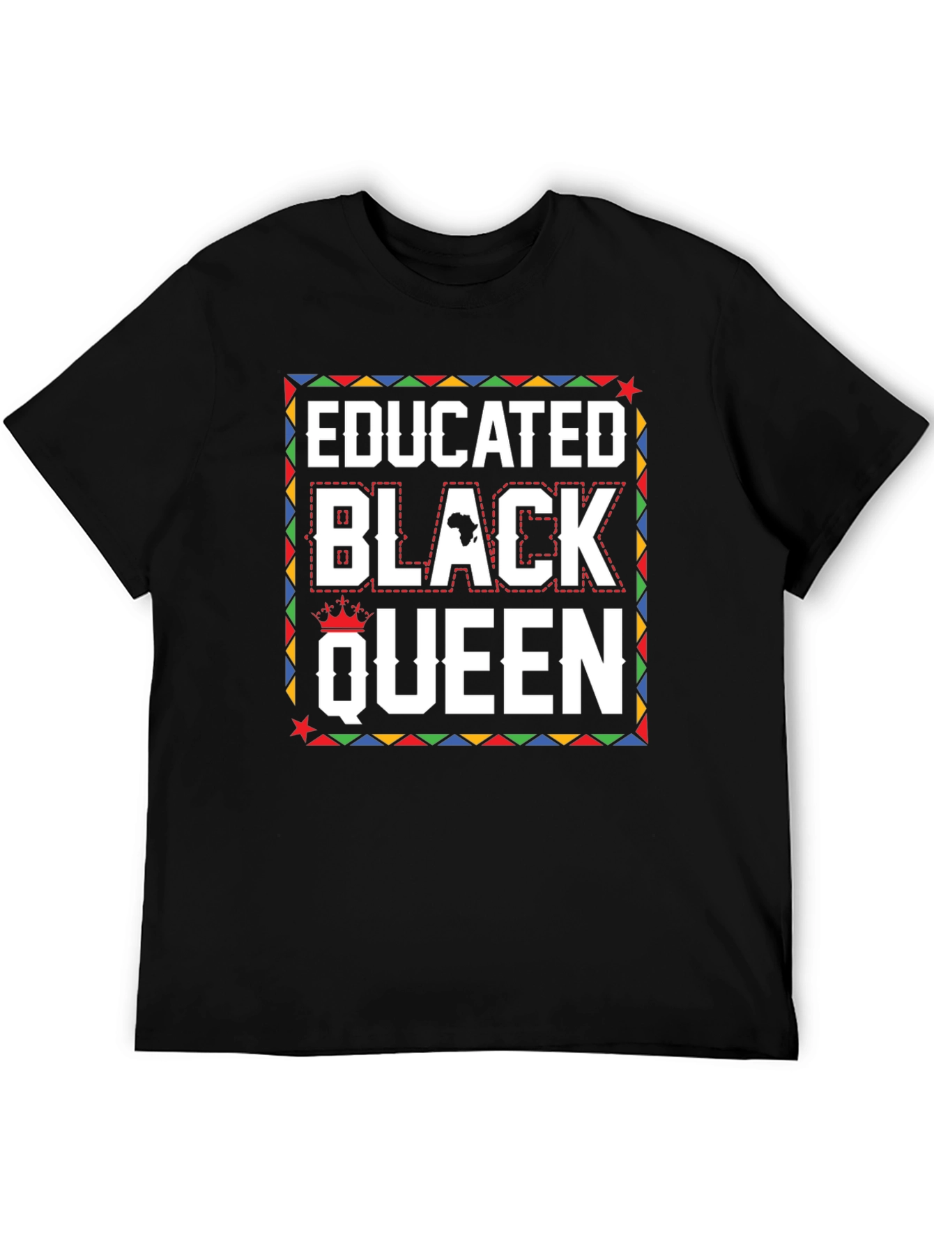 Educated Black Queen Graphic T-Shirt