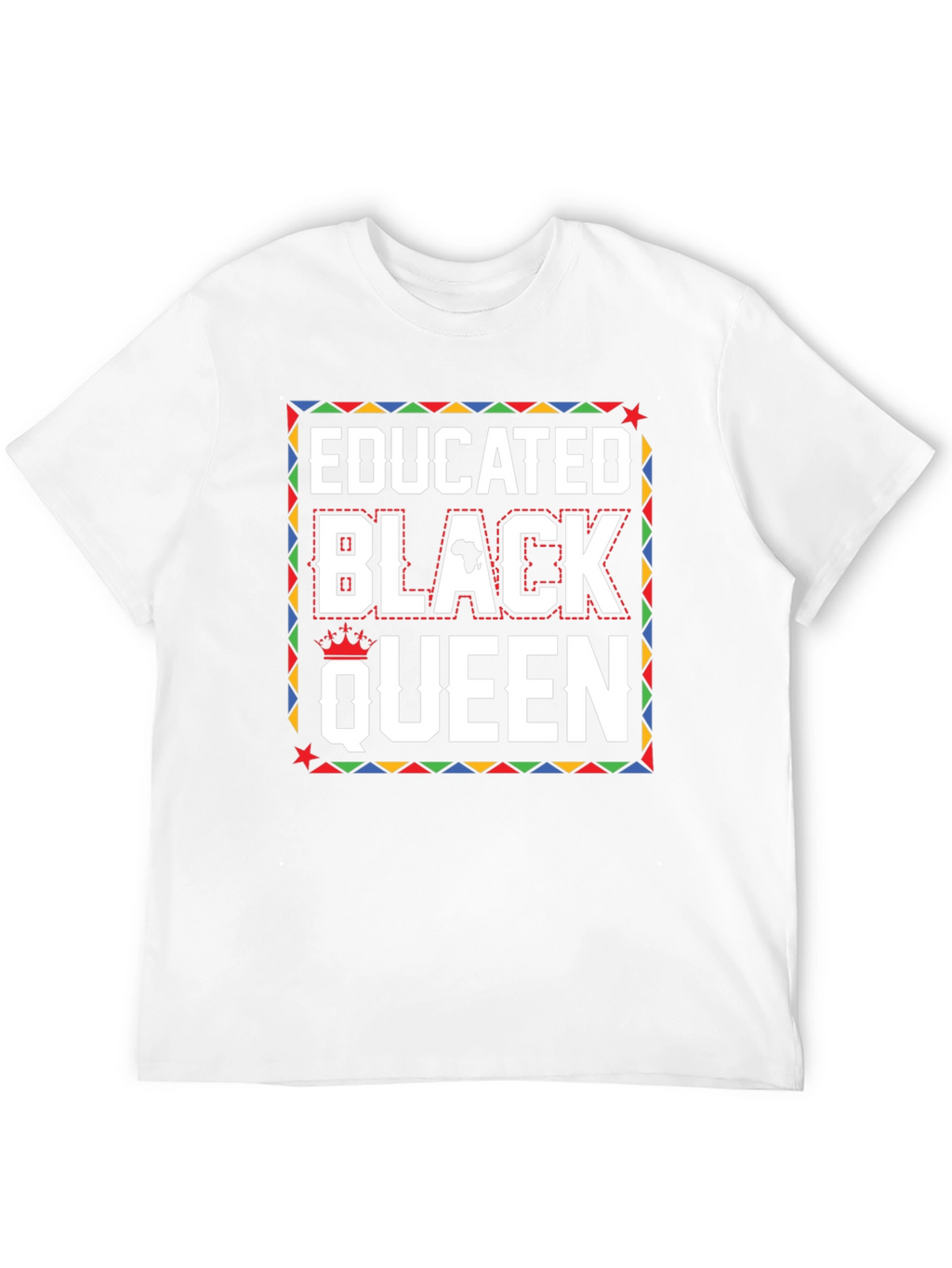 Educated Black Queen Graphic T-Shirt