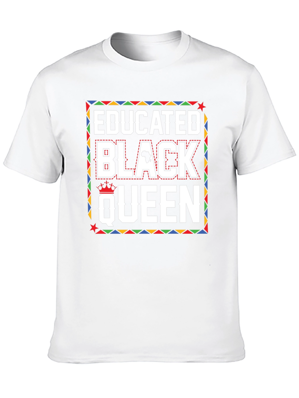 Educated Black Queen Graphic T-Shirt