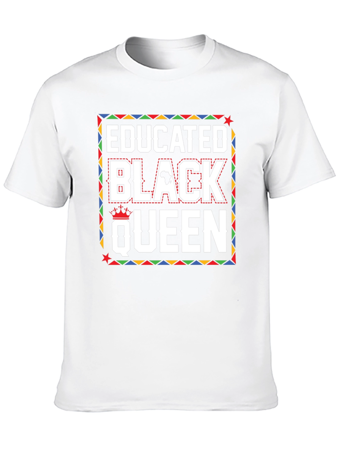 Educated Black Queen Graphic T-Shirt