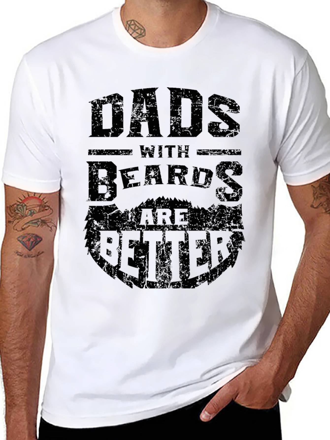Dads with Beards are Better T-Shirt