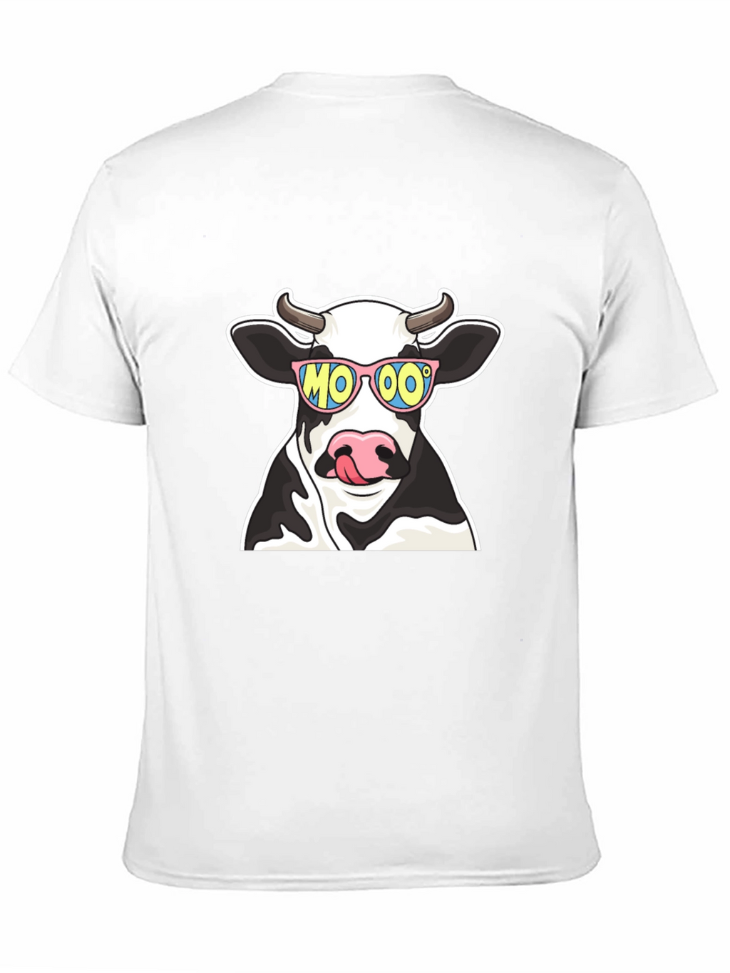 Cool Cow MOOO T-Shirt - Black Cotton Tee