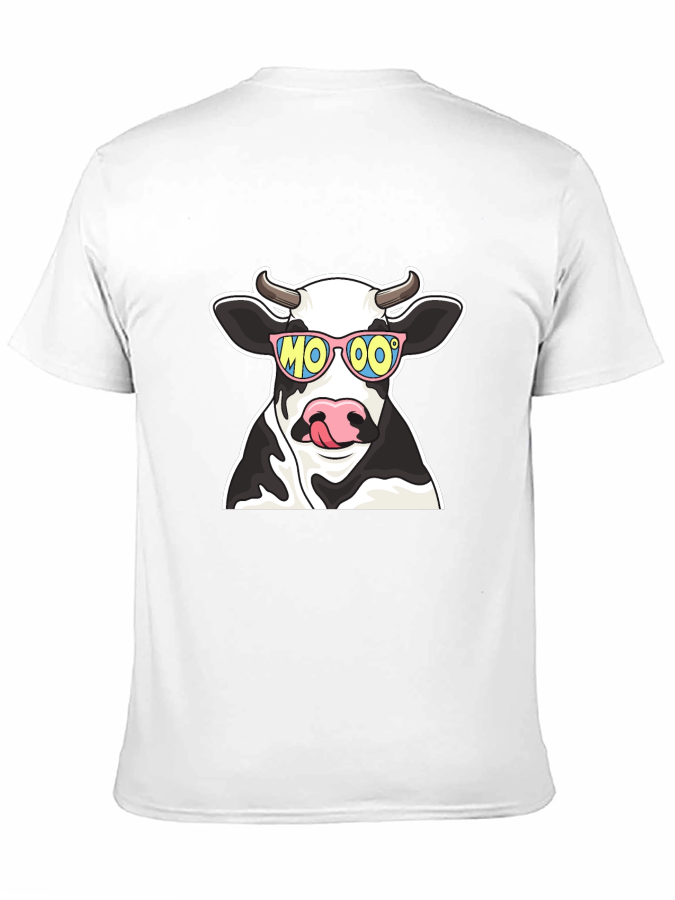 Cool Cow MOOO T-Shirt - Black Cotton Tee