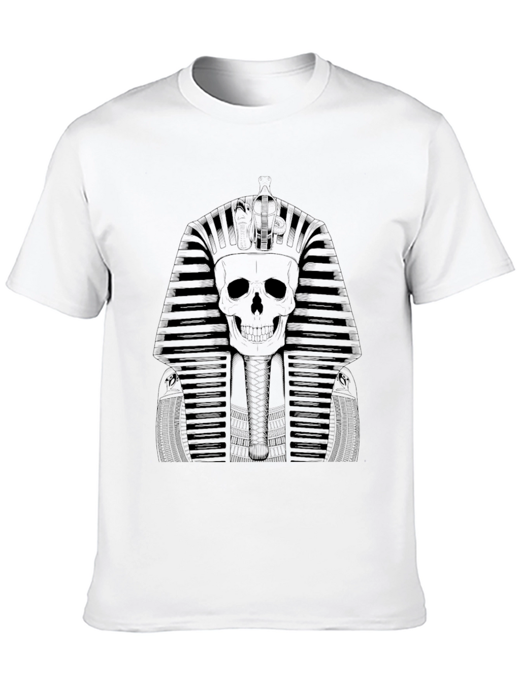 Skull Pharaoh Graphic Tee - Black