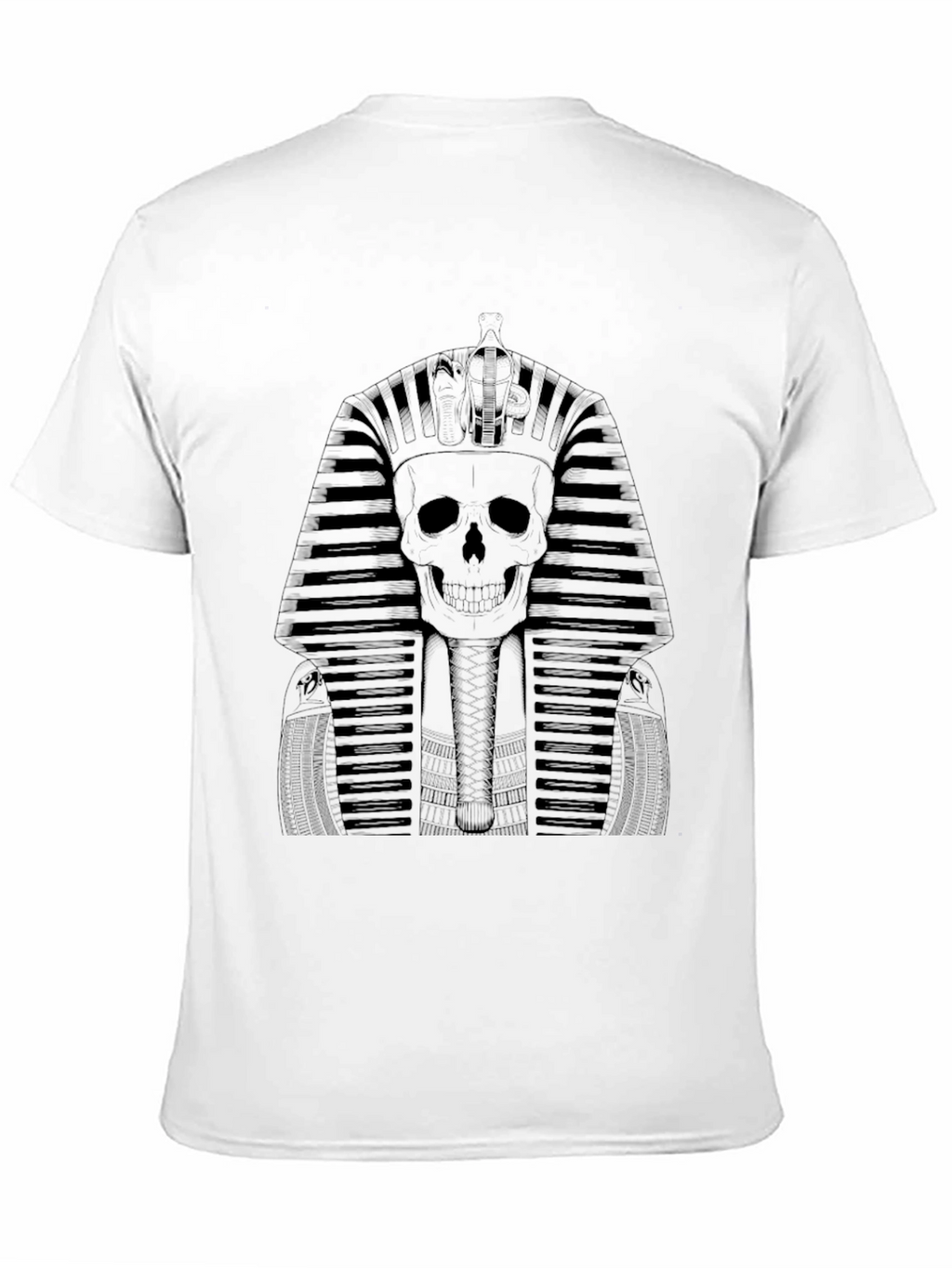 Skull Pharaoh Graphic Tee - Black