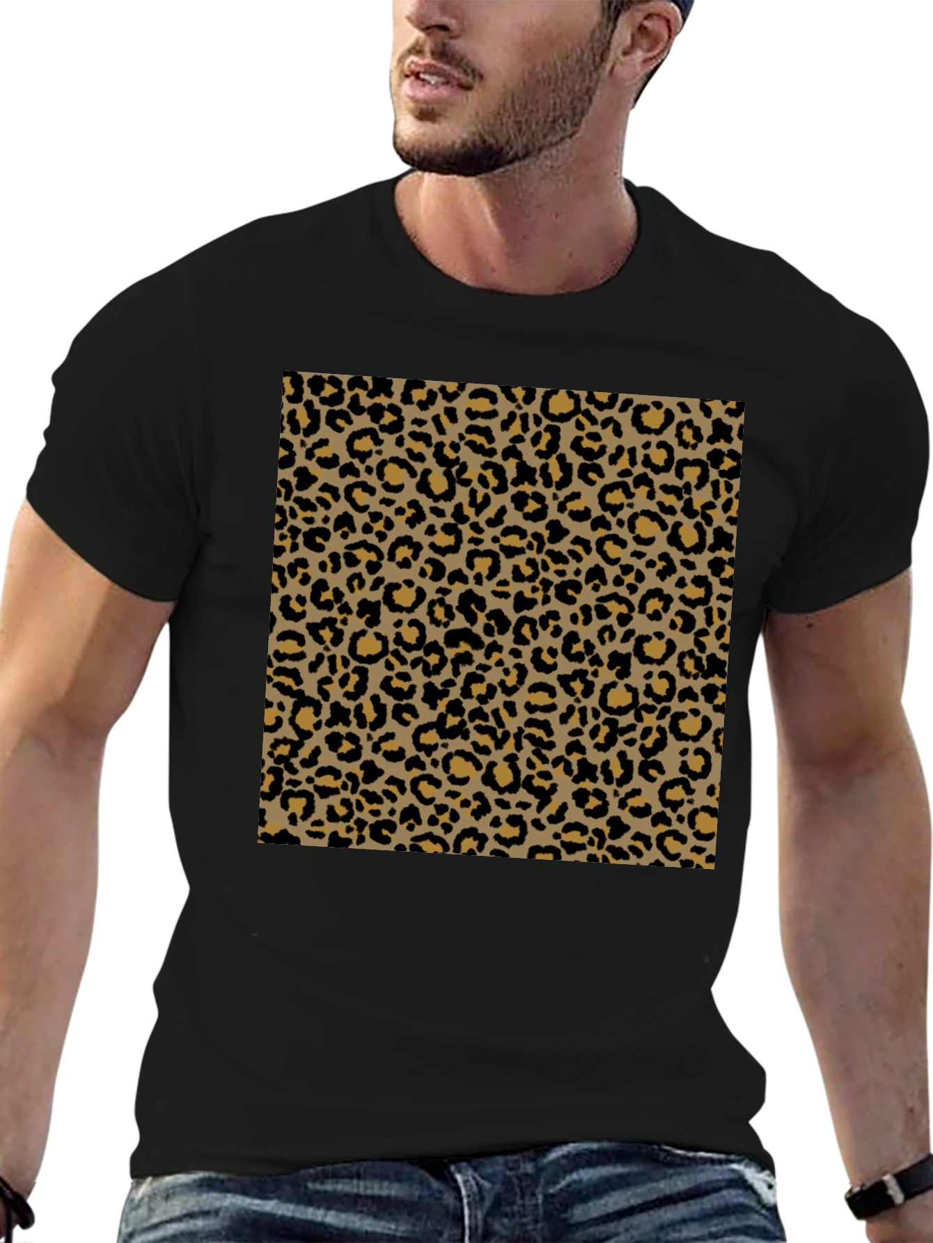 Leopard Print Tee - Classic Animal Pattern T-Shirt